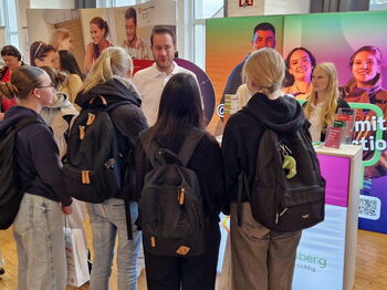Messestand der Kreisverwaltung Heinsberg bei der Education in Oberbruch. Foto: Kreis Heinsberg