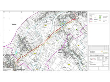 Übersichtsplan der Baumaßnahme an der K 5 zwischen Waldfeucht und Haaren. Foto: Kreis Heinsberg