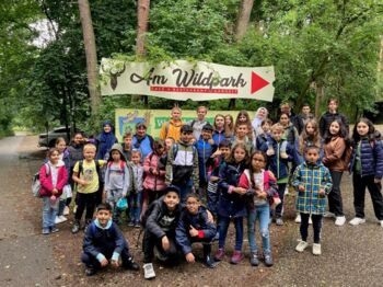 Am vorletzten Tag stand ein Ausflug aller Teilnehmerinnen und Teilnehmer in Geilenkirchen zum Wildpark Gangelt auf dem Programm. Foto: Kreis Heinsberg