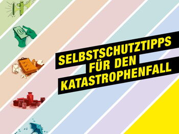 Der neue Guide „Selbstschutztipps für den Katastrophenfall“ des Landes NRW. Foto: Land NRW