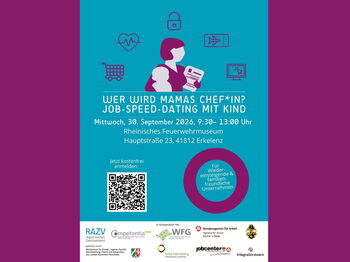 Alle Infos zu "Wer wird Mamas Chef*in" finden sich auf dem Plakat. Plakat: Region Aachen Zweckverband