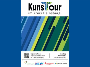 Künstler, Künstlerinnen und Kunsttreffs präsentieren am 3. Mai 2026 ihre Werke. Foto: Kreis Heinsberg