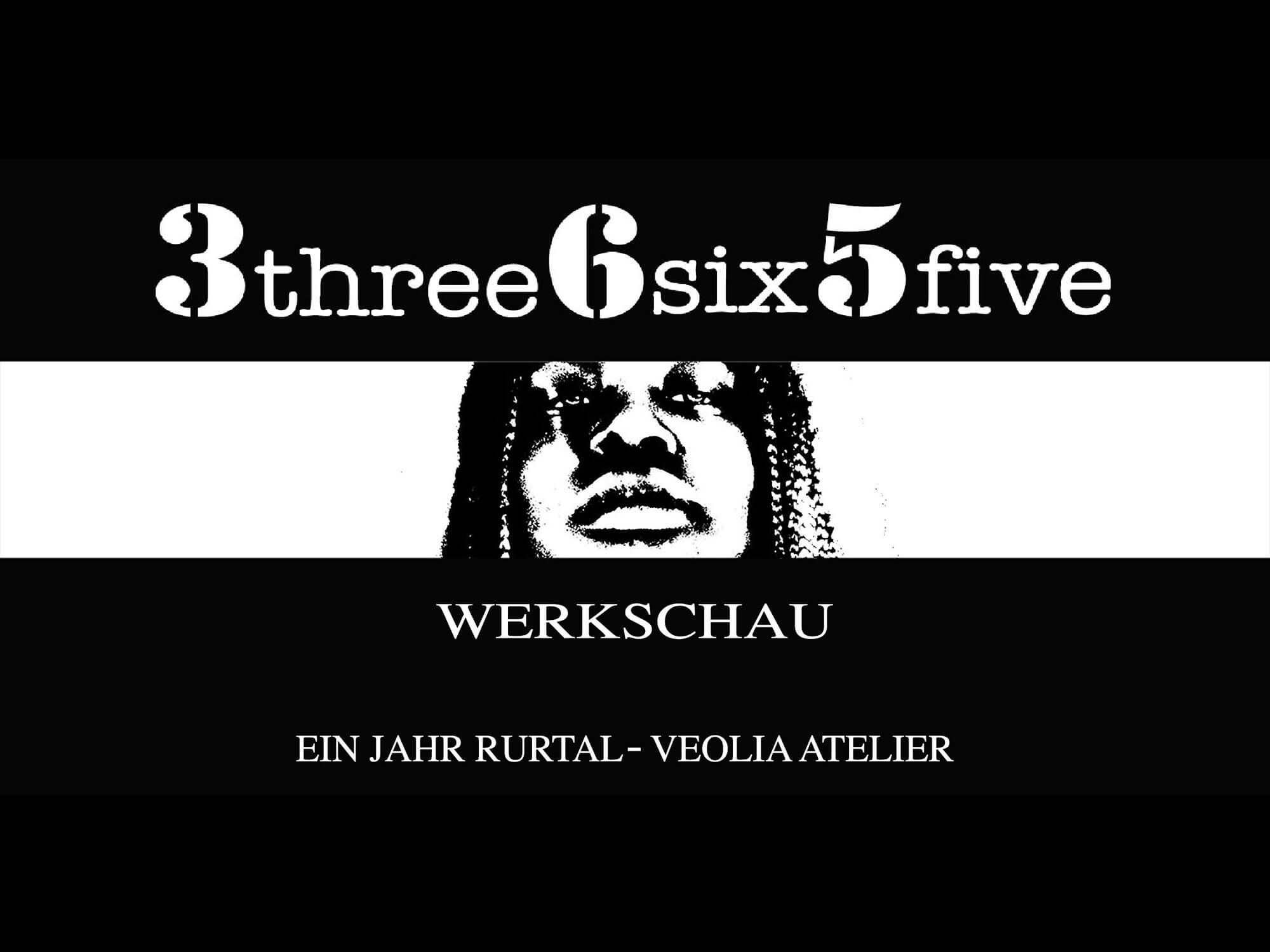 Der Titel 3three6six5five steht für die 365 Tage im Jahr und die aktuelle Werkschau ist bereits die zweite Auflage des zeitgenössischen Schaffenszyklus. Grafik: Rurtal-Schule